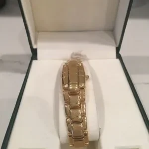 Gruen | Accessories | Gruen Watch Gold Tone Slide Hatch 